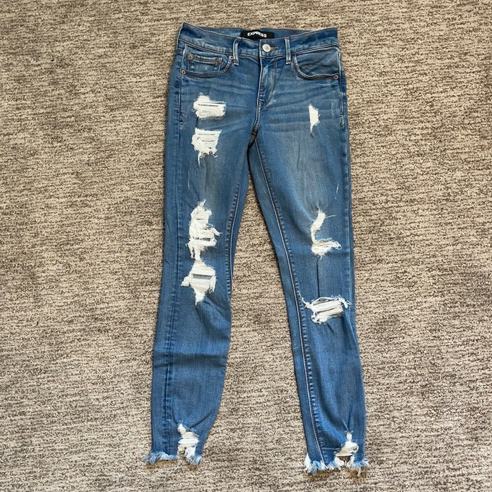Express Stretch+ Ankle Legging MidRise Jeans